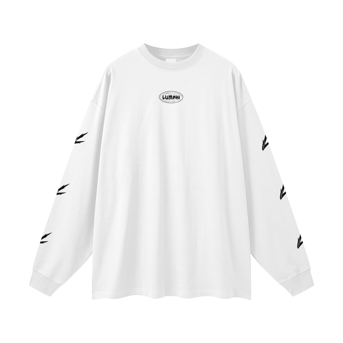 Lumaki sleeve design Oversized Long Sleeve T-Shirt