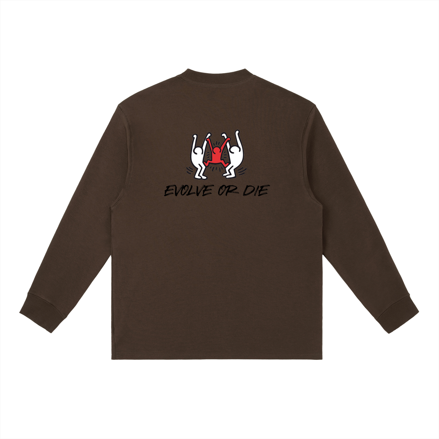 EVOLE OR DIE Lumaki Crewneck Long-Sleeve T-Shirt