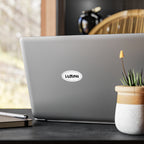 Lumaki Woodgrain Kiss-Cut Vinyl Decal (Oval Sticker)