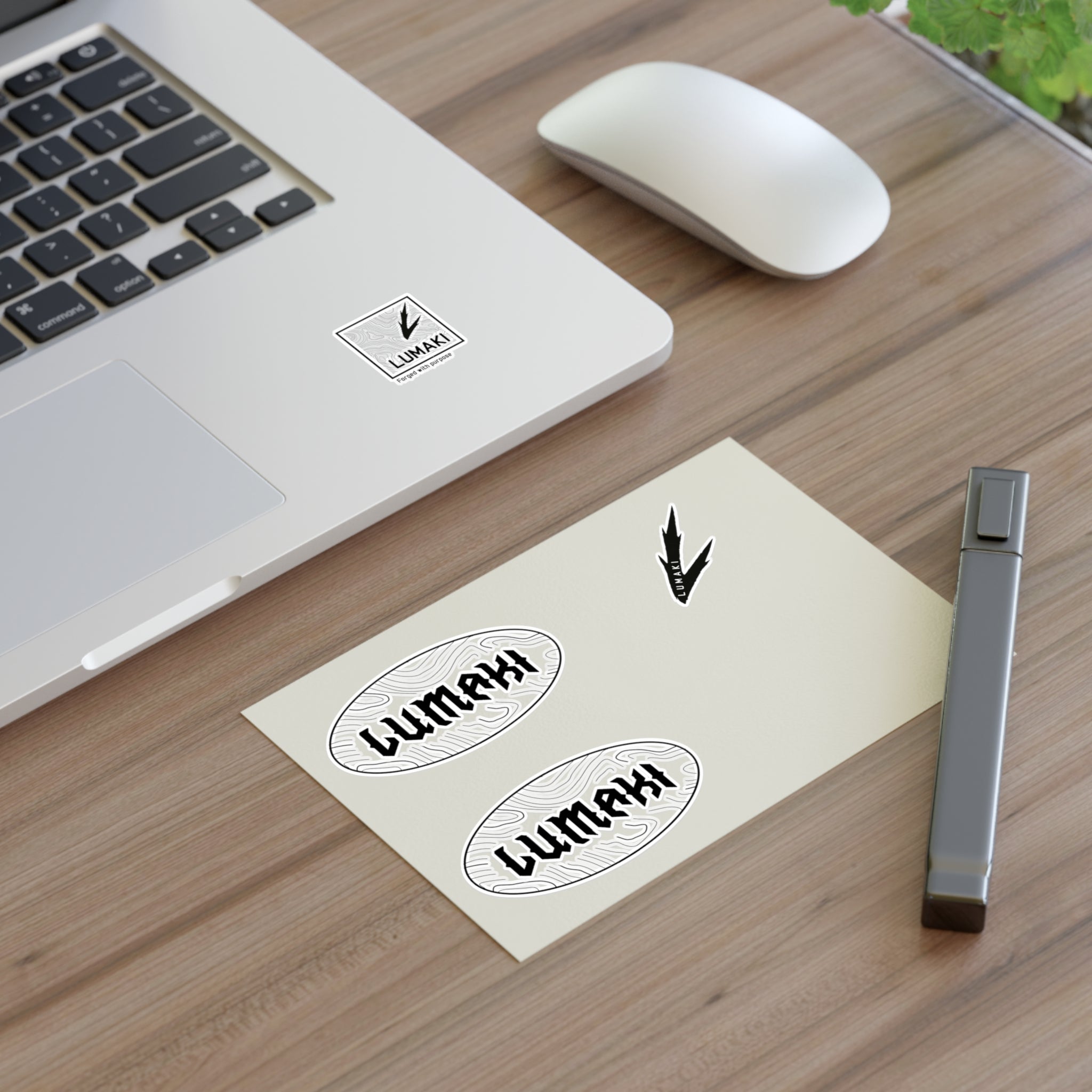 Lumaki Logo Sticker Sheet — Branded Decal Pack (Includes Oval & Lightning Designs)