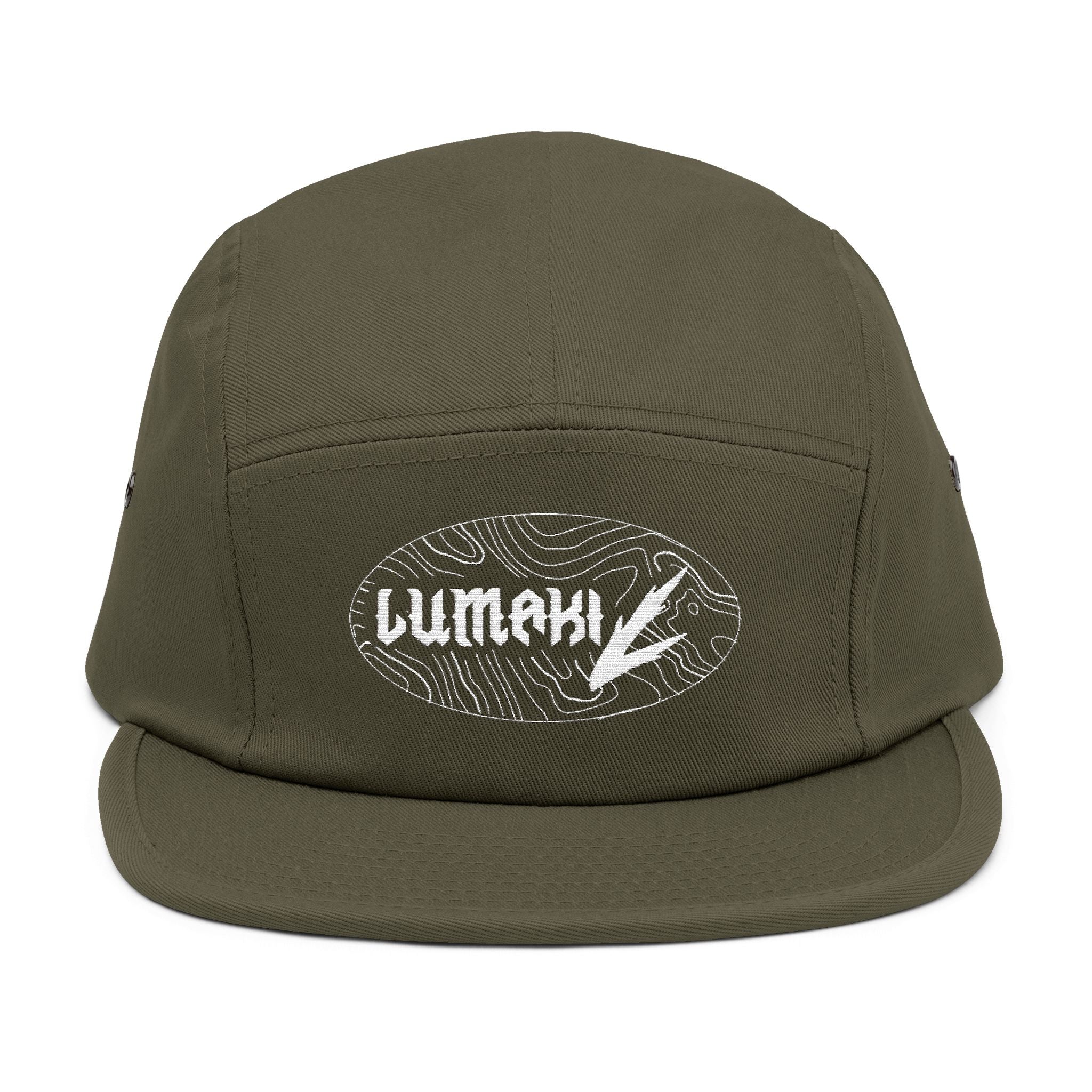 Embroidered 5 Panel Cap - lumaki Mtb steez design