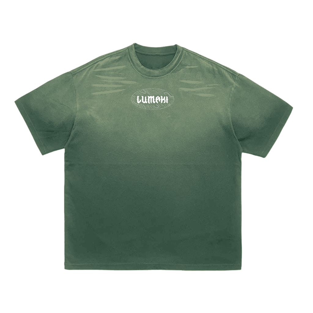 Lumaki Vintage Tiger Stripe Tee – Oval Logo