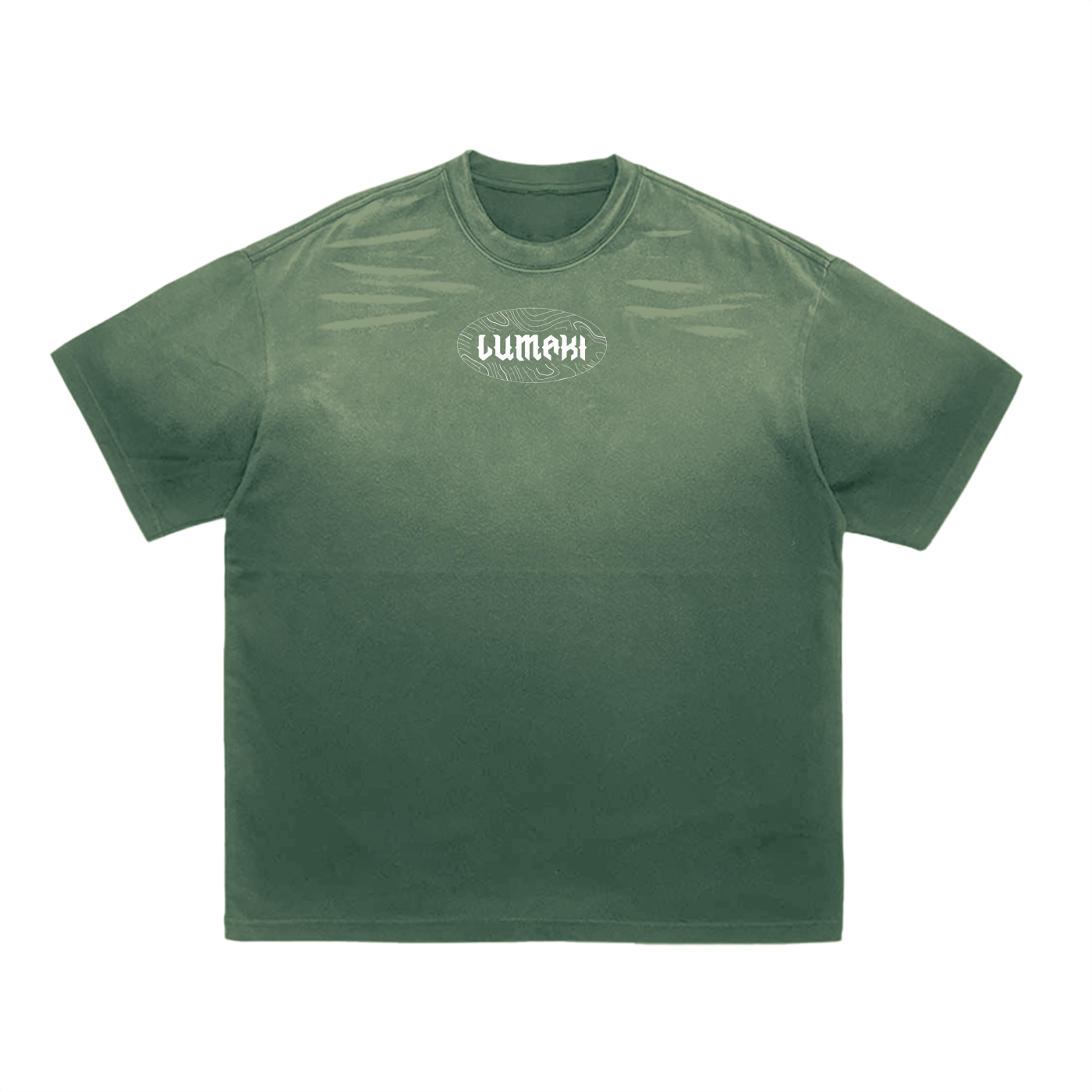 Lumaki Vintage Tiger Stripe Tee – Oval Logo