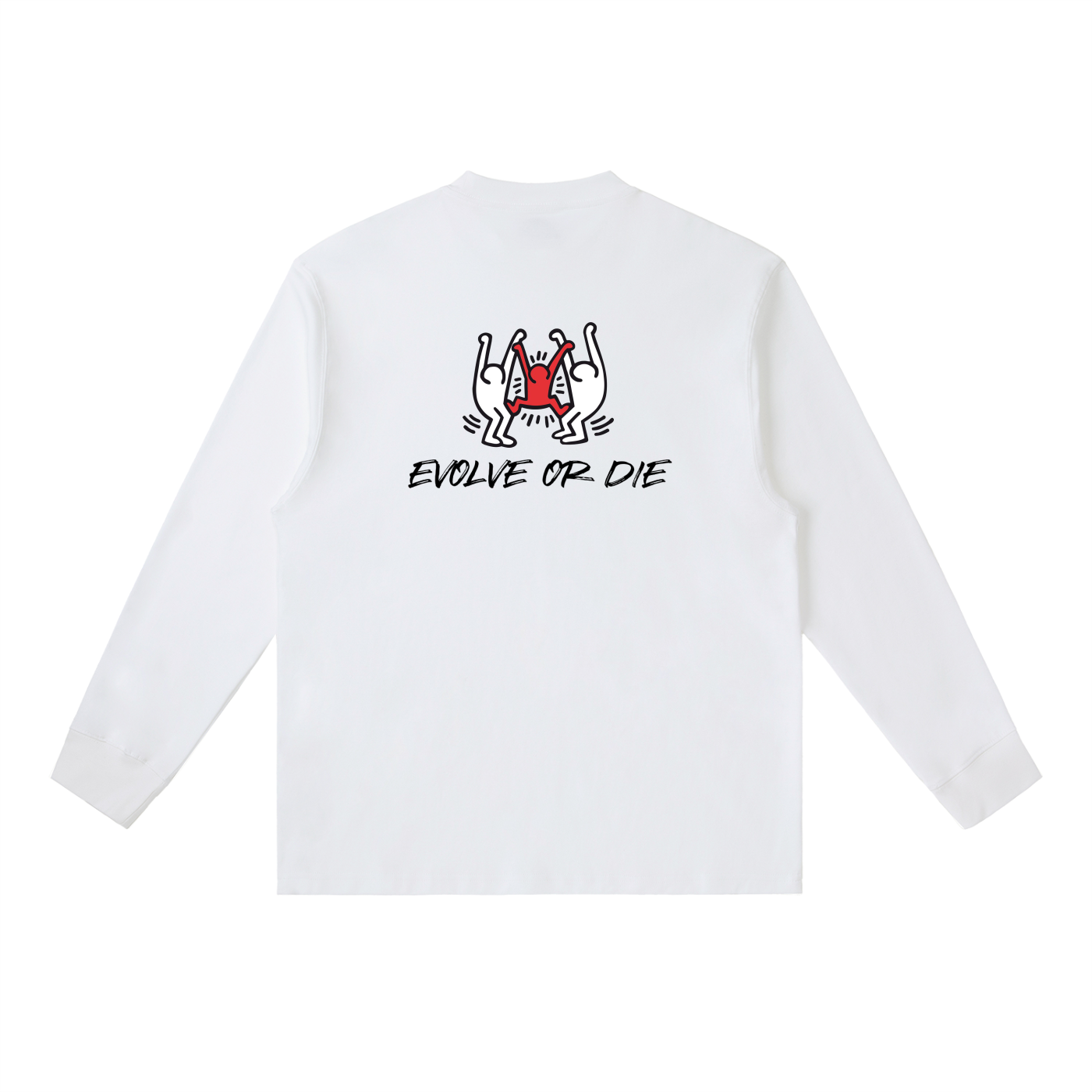 EVOLE OR DIE Lumaki Crewneck Long-Sleeve T-Shirt