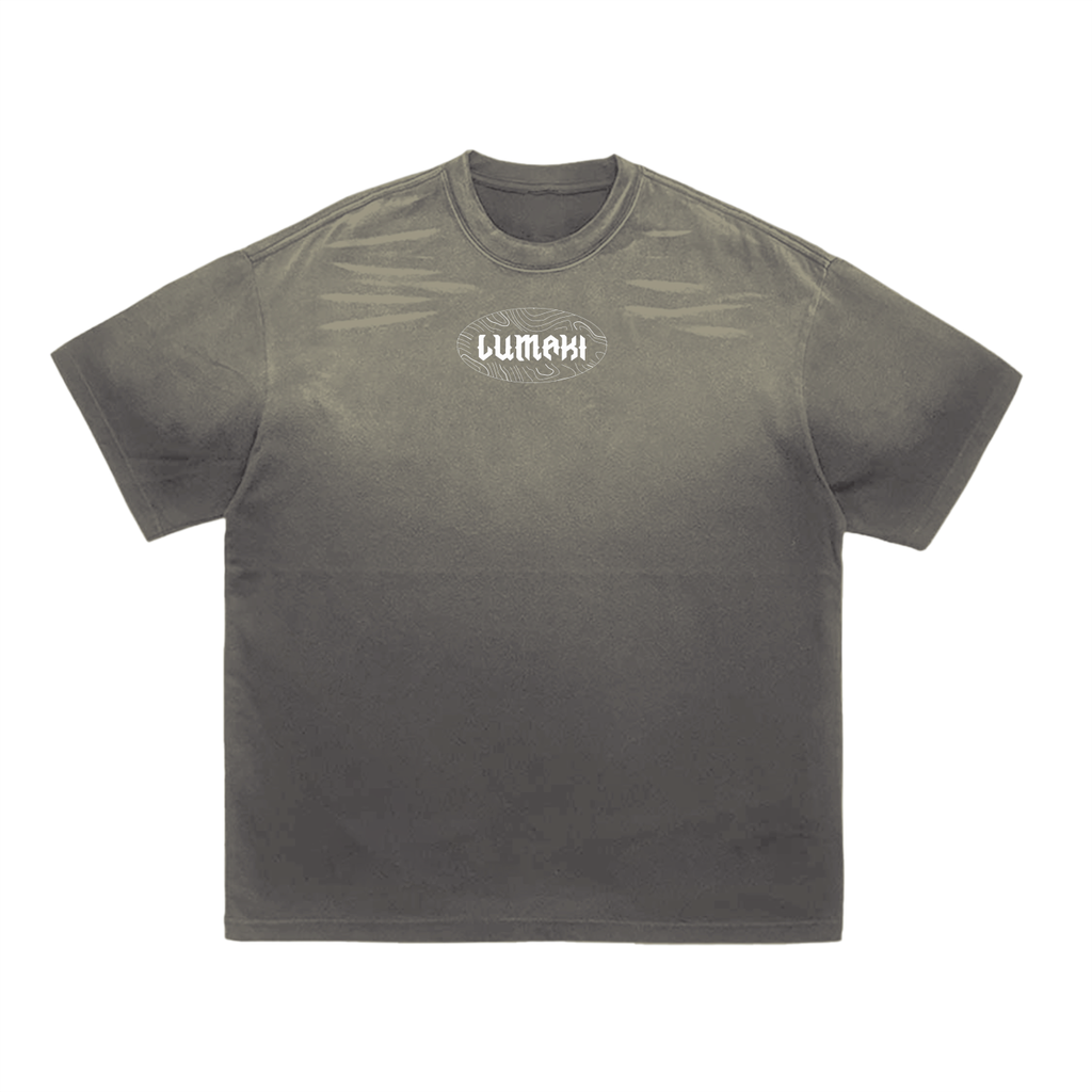 Lumaki Vintage Tiger Stripe Tee – Oval Logo