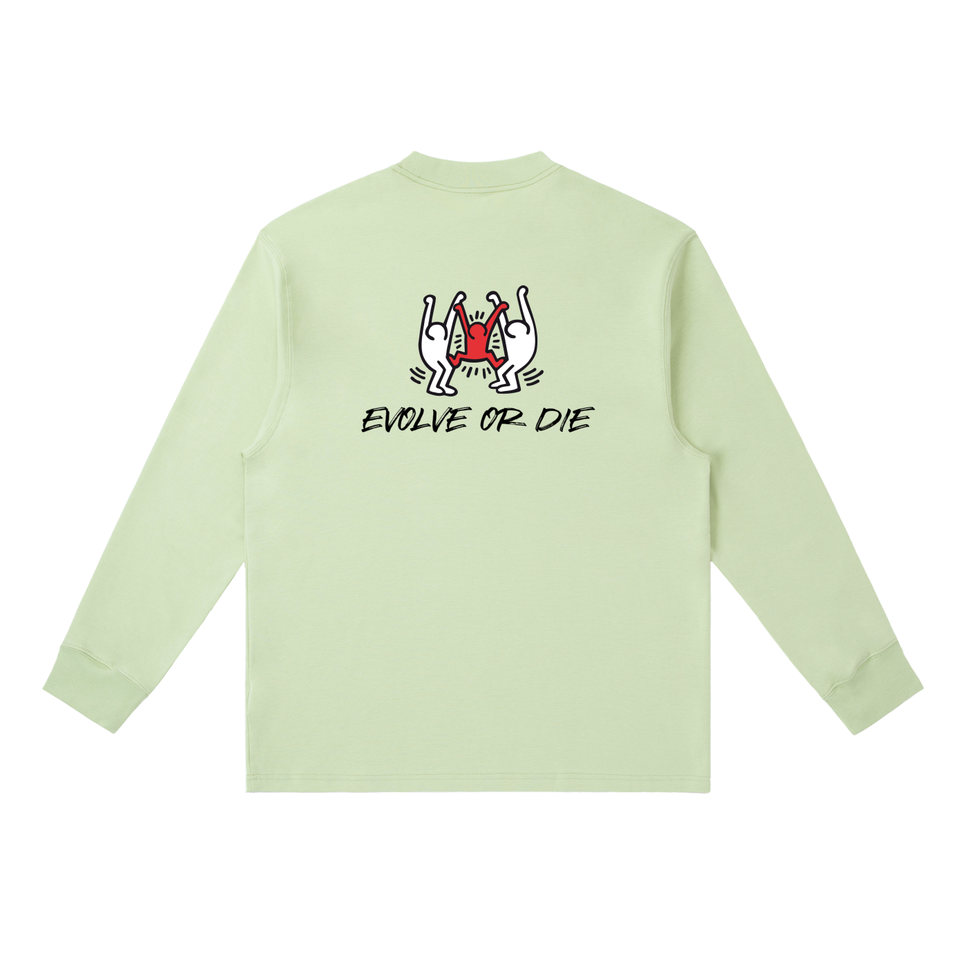 EVOLE OR DIE Lumaki Crewneck Long-Sleeve T-Shirt