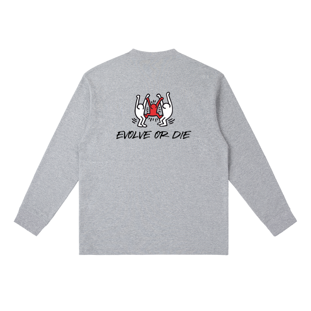 EVOLE OR DIE Lumaki Crewneck Long-Sleeve T-Shirt