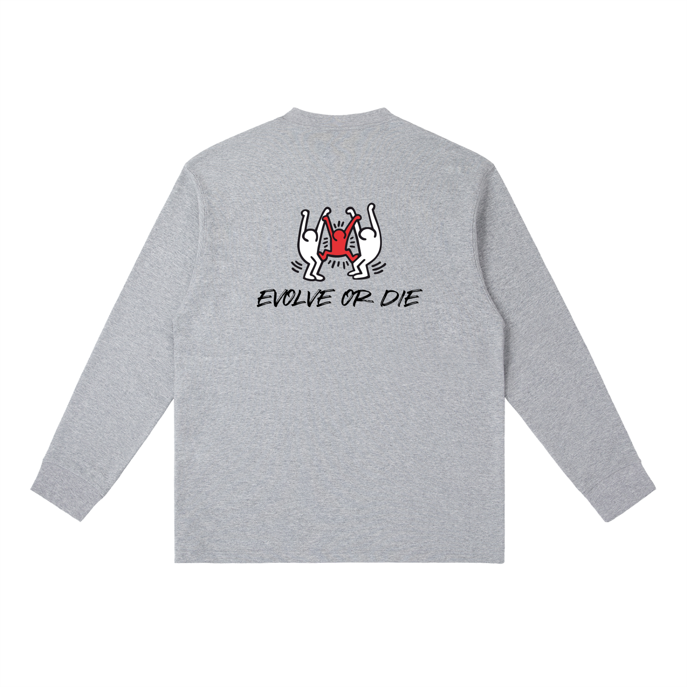 EVOLE OR DIE Lumaki Crewneck Long-Sleeve T-Shirt