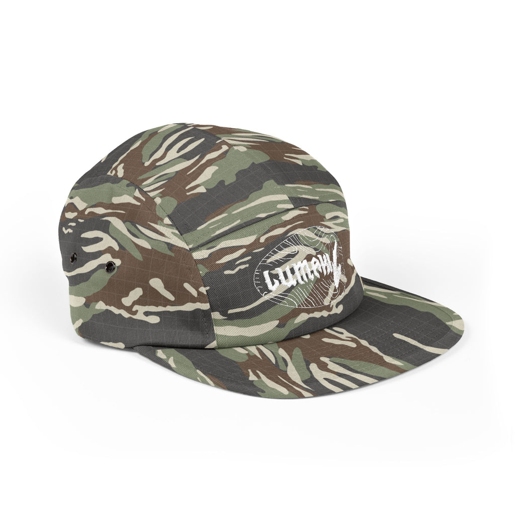 Embroidered 5 Panel Cap - lumaki Mtb steez design