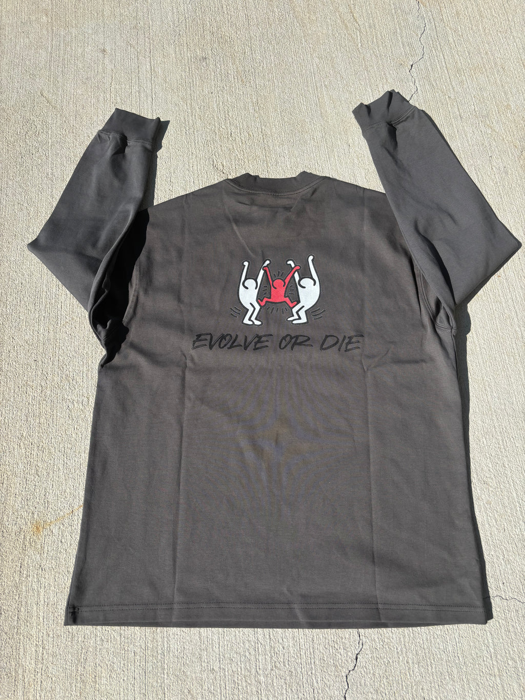 EVOLE OR DIE Lumaki Crewneck Long-Sleeve T-Shirt