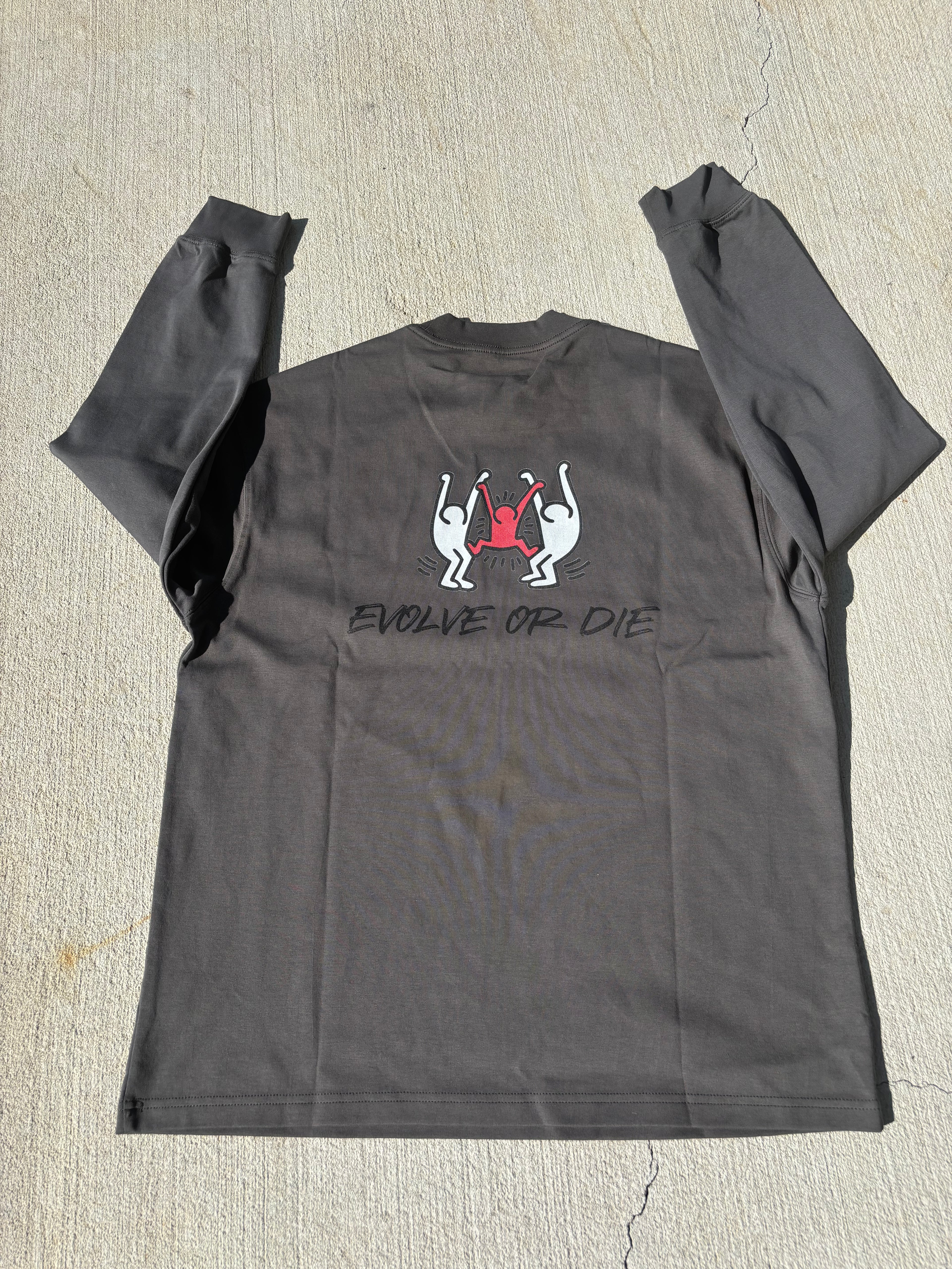 EVOLE OR DIE Lumaki Crewneck Long-Sleeve T-Shirt