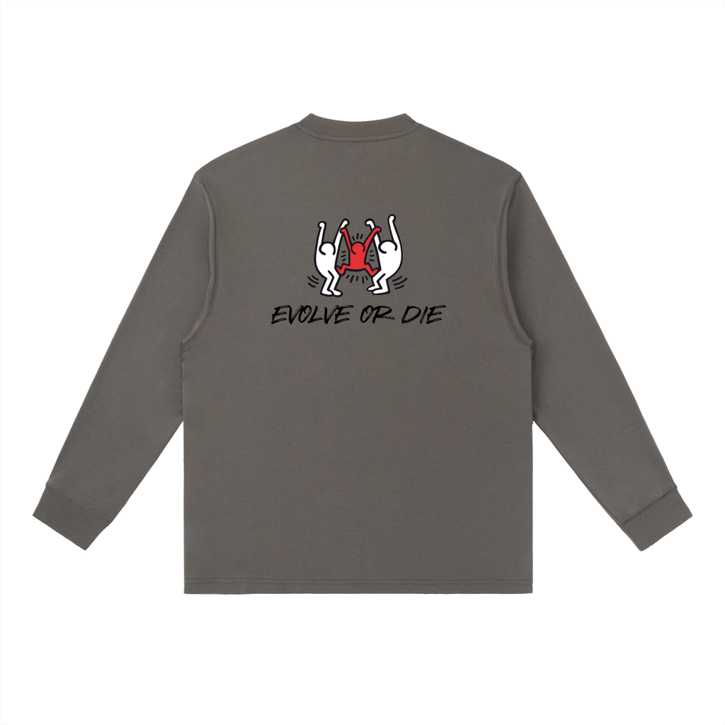EVOLE OR DIE Lumaki Crewneck Long-Sleeve T-Shirt