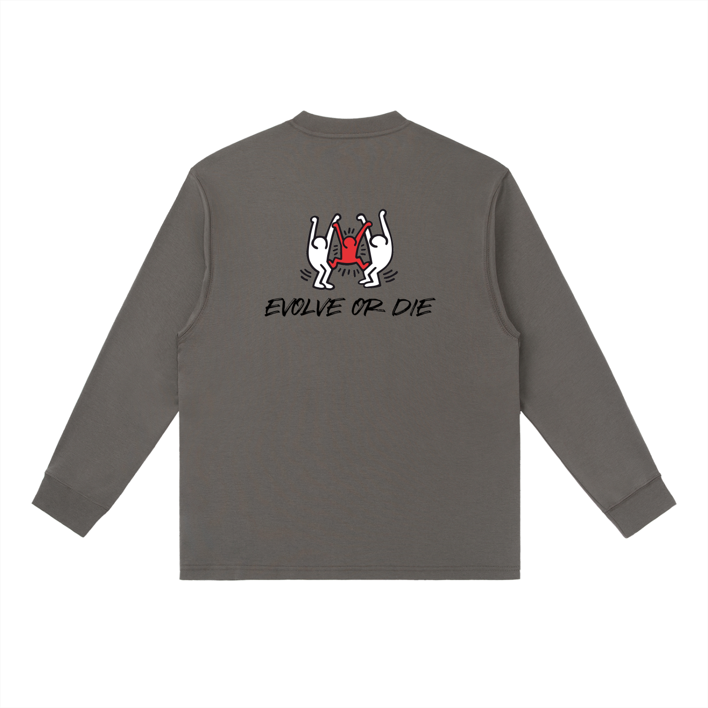 EVOLE OR DIE Lumaki Crewneck Long-Sleeve T-Shirt